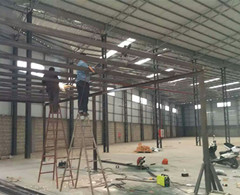 鋼平臺(tái)搭建